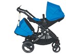 E-brake stroller cobalt blue side - #