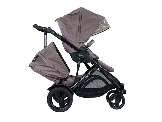steelcraft double pram with capsule