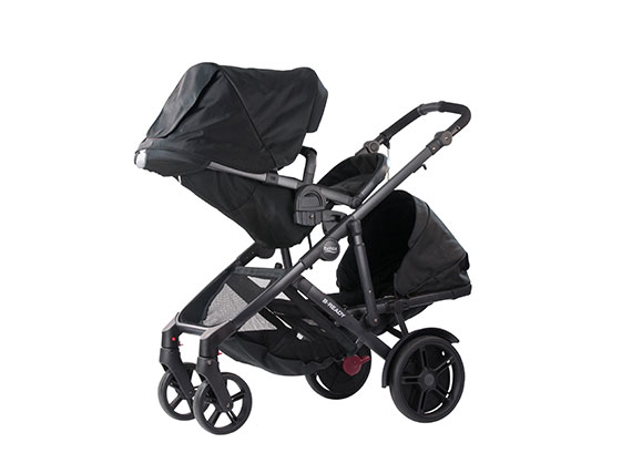 city select red double stroller